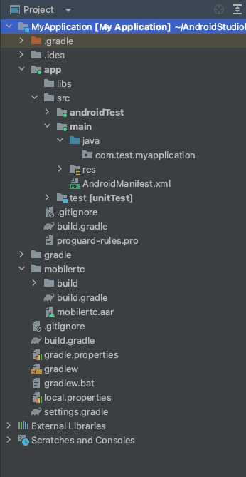project structure