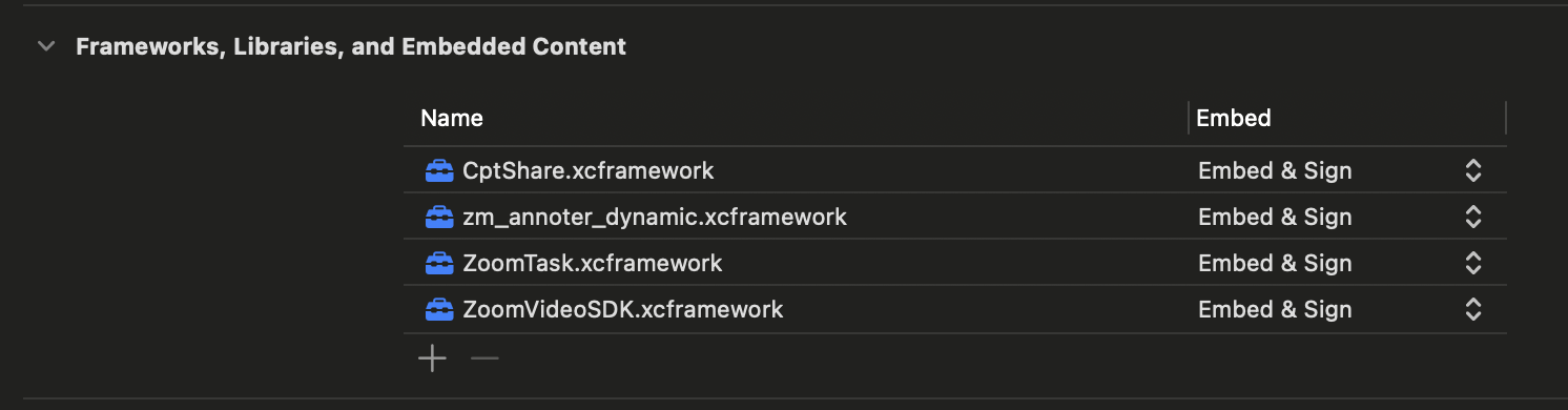 Embed frameworks