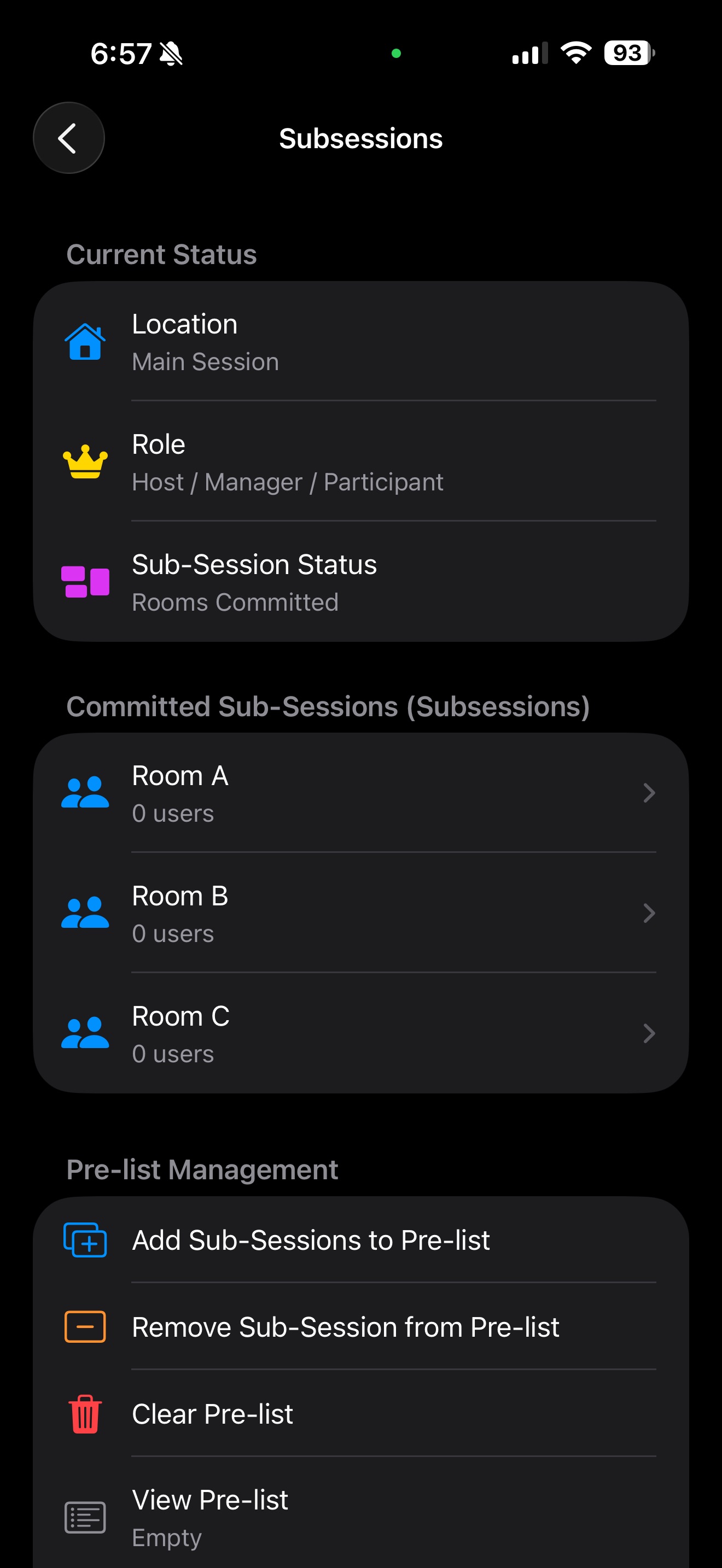 Subsession control 1