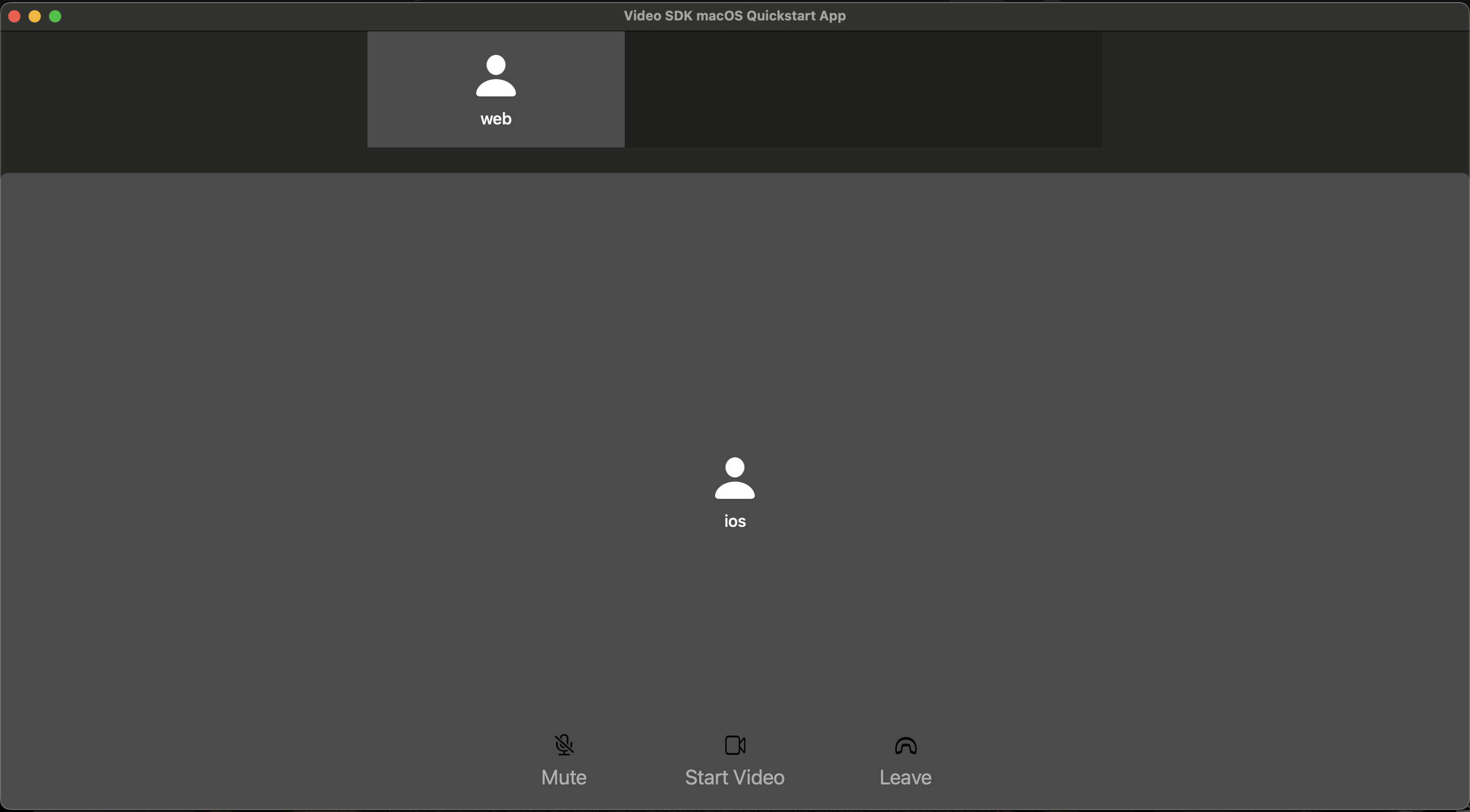 Default session view