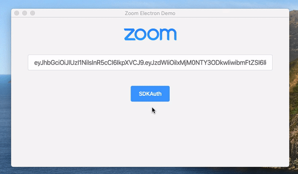 hanging behavior of the electon meeting SDK