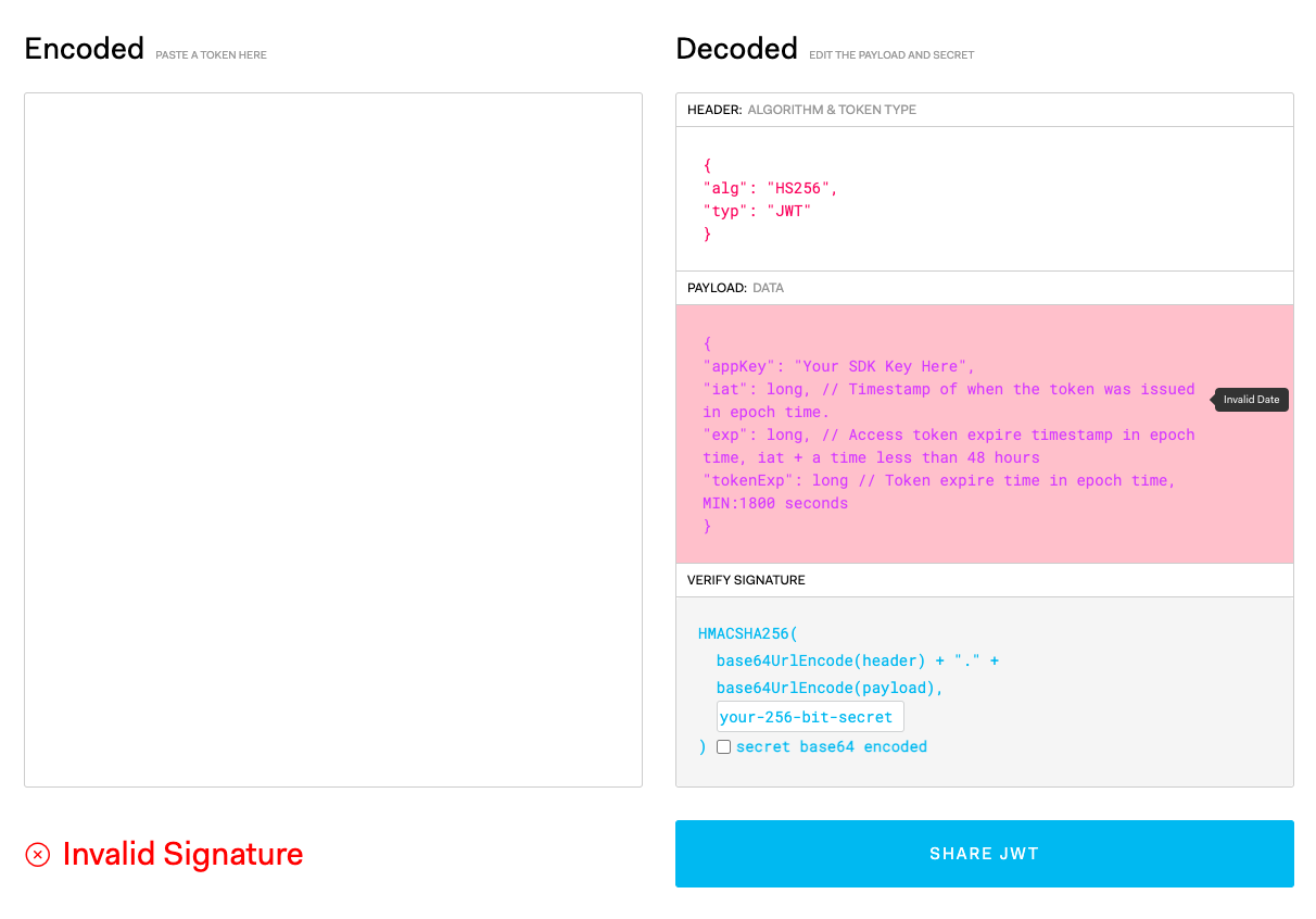 JWT.io interface