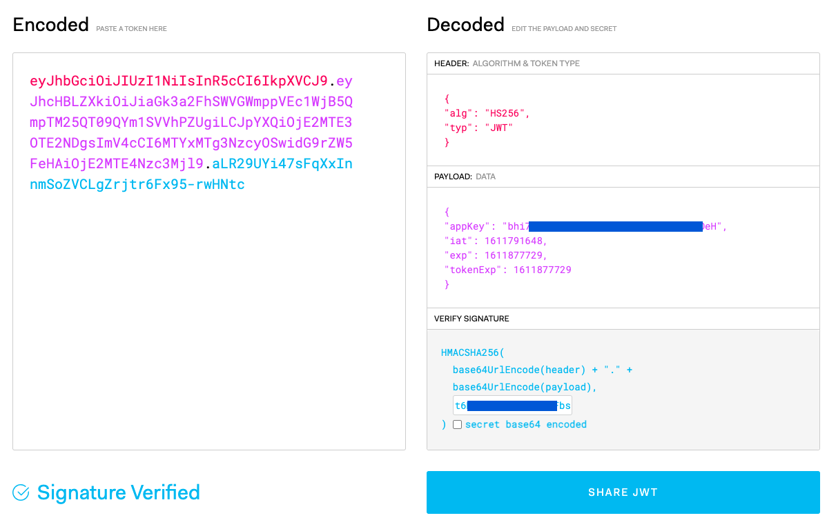 JWT.io interface