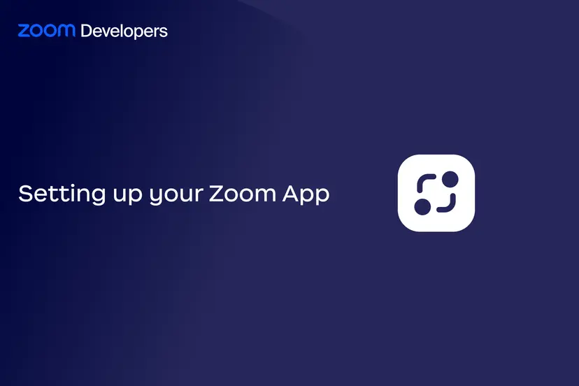 Setting up your Zoom App