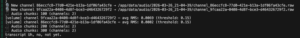 audio streams example