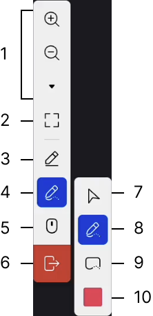 Cobrowse SDK agent toolbar