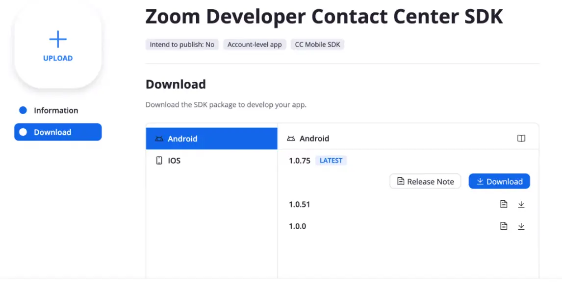 Get started CCSDK And
